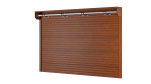 BRAMA Rolowana Złoty Dąb Awaryjne Otwieranie Sterowanie Radiowe Woster SOLID