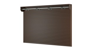 BRAMA Rolowana Ciemny brąz Awaryjne Otwieranie Sterowanie Radiowe Woster SOLID