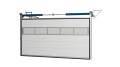 Brama Garażowa Segmentowa Przemysłowa Biała Sekcja Przeszklona Woster Solid