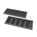 Kratka Wentylacyjna Zamykana do BRAMY GARAŻOWEJ Segmentowej Czarna