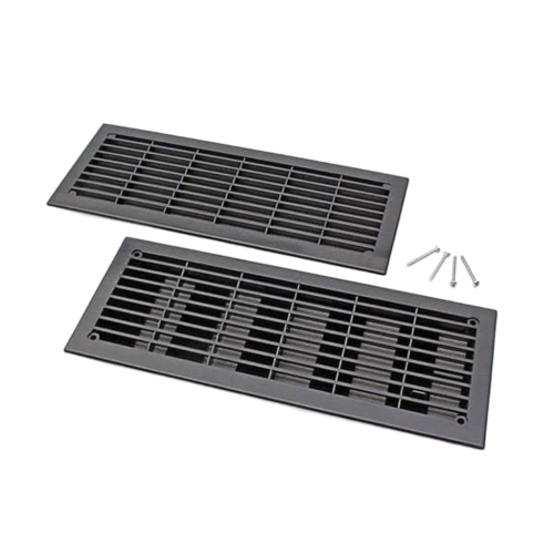 Kratka Wentylacyjna Zamykana do BRAMY GARAŻOWEJ Segmentowej Czarna