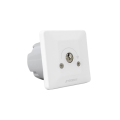 Przełącznik kluczykowy podtynkowy, impulsowy, biały YOODA