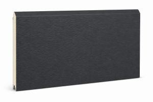 Panel bramy segmentowej RF Woodgrain – Antracyt Struktura drewna
