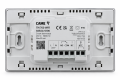 CAME TH/700 WH WIFI Podtynkowy – inteligentny termostat Wi-Fi 230V, biały - widok z tyłu.