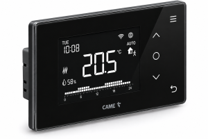 CAME TH/700 BK WIFI Podtynkowy – inteligentny termostat Wi-Fi 230V, czarny