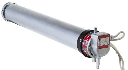 Jednofazowy Silnik SIMU T8 M Rurowy 250NM do Bram Rolowanych i Krat Awaryjne Otwieranie