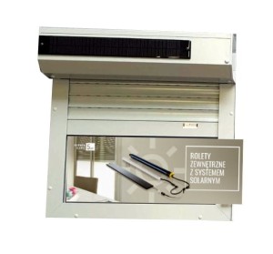 Roleta Zewnętrzna z SYSTEMEM SOLARNYM 