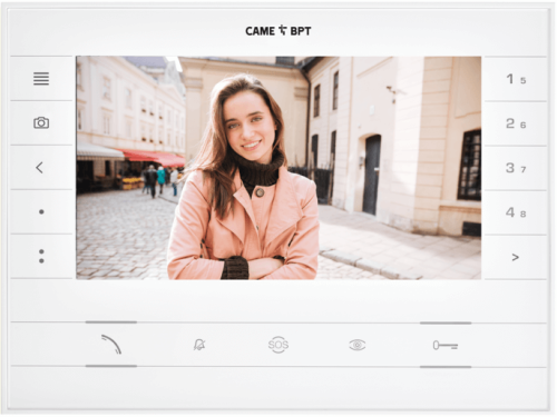 Wideodomofon Bezsłuchawkowy CAME FUTURA X2 WH WHITE