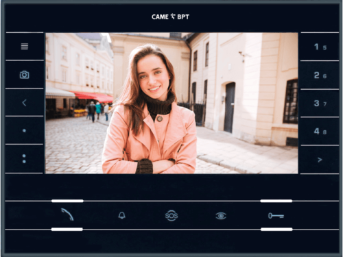 Wideodomofon Bezsłuchawkowy CAME FUTURA X2 BK BLACK