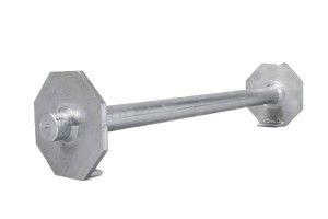 Obsadka Stalowa Ø102 Z Ośką Stałą Ø12 