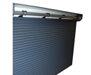 Brama garażowa rolowana PA55 sterowanie radiowe Somfy RTS Awaryjne Otwieranie 2 piloty Brama Woster Proof