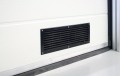 Kratka Wentylacyjna czarna zamykana do bramy segmentowej. Brama Garażowa Segmentowa Woster PC40W Winchester Sprężyny  Boczne Panel Lakierowany