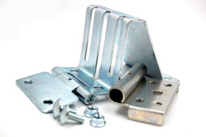 Zawias Boczny 70mm Wydłużony do Bramy Garażowej Stal Ocynkowana