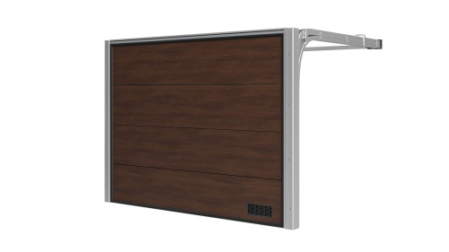 Brama Garażowa Segmentowa Woster Pc40r Orzech Sprężyny Boczne