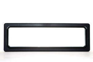 Okno do  Bramy Segmentowej Garażowej  610 x 203mm Skręcane Czarne