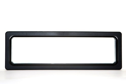 Okno do Bramy Segmentowej Garażowej 610 x 203mm Skręcane Czarne