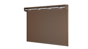 BRAMA  Rolowana Garażowa Jasny Brąz WOSTER Uniwersal Sterowanie Radiowe Awaryjne Otwieranie 2 piloty 