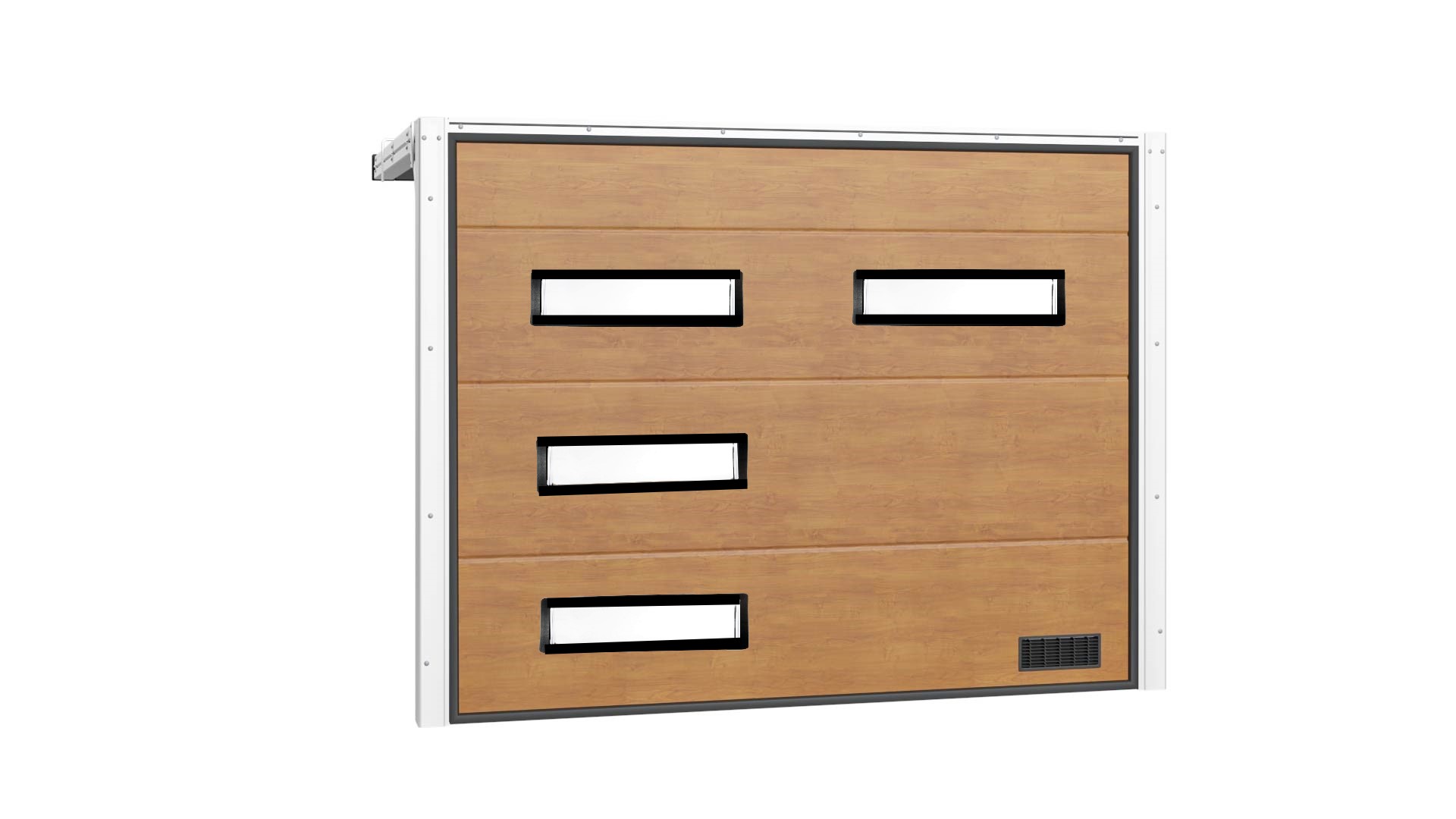 Brama Garażowa z oknami